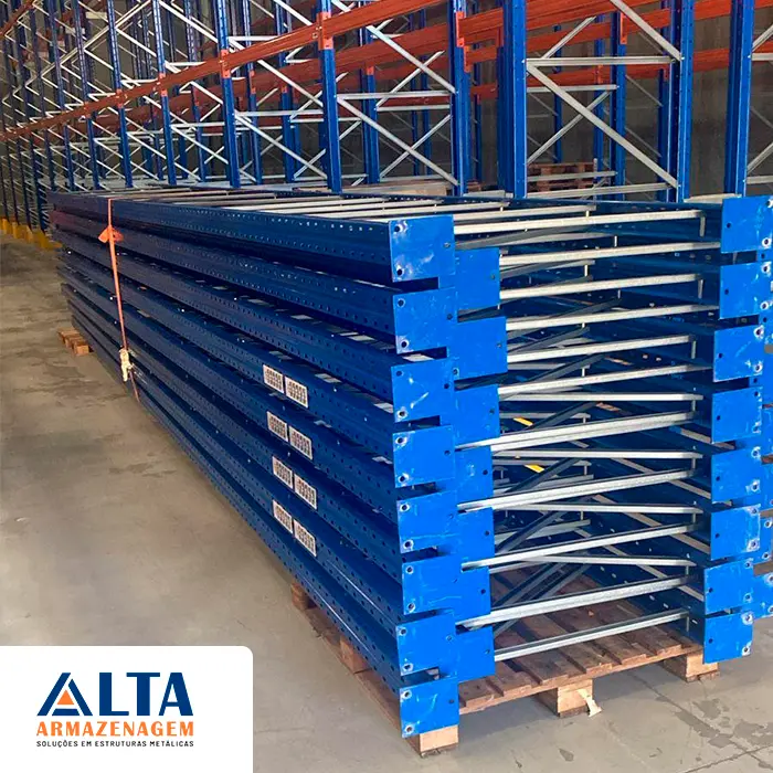 desmontagem de porta pallet profissional