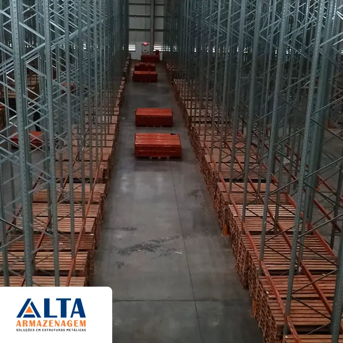Estantes porta pallets para lojas