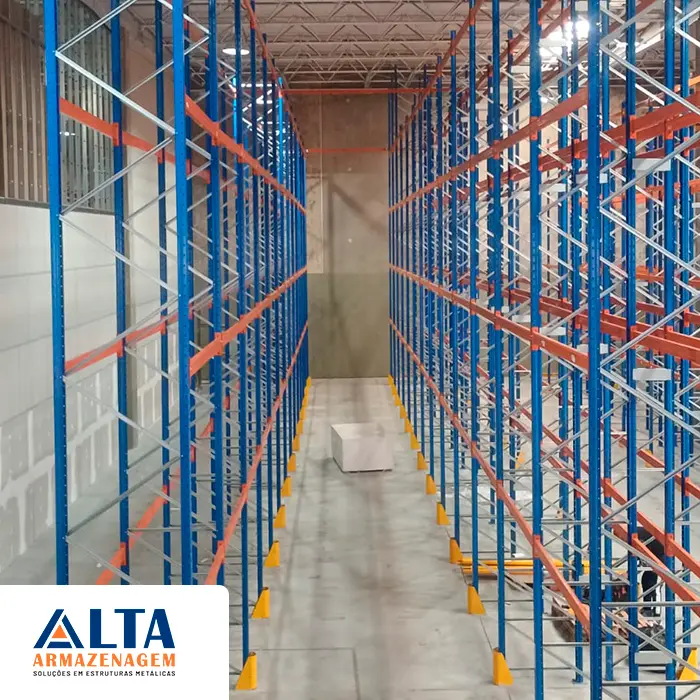 Prateleiras industriais para pallets