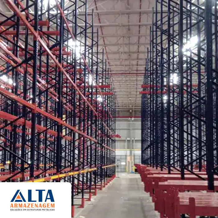 Prateleiras para pallets para galpões